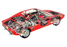 A3 Ferrari Dino 200 308 GT4
