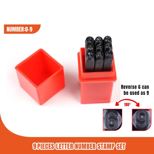 3mm 9pcs number - 1/8",