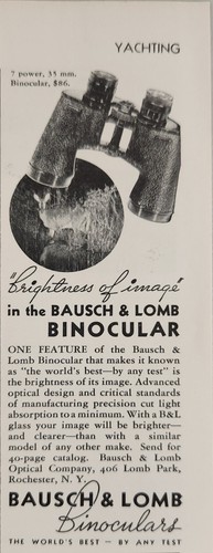 1937 print bausch lomb - bausch, &