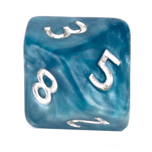 D10 poly dice - d10,