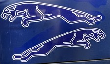 Jaguar Cars Magnetic Vehicle/ Workshop Signs Easy to Fit & Remove 111cm x  23cm 