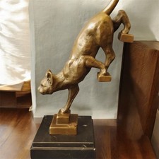 Bronze CAT Statue Feline