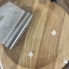 Mezzaluna HERB Chopper, 2 Piece With Rubber wood Board NEW and sealed