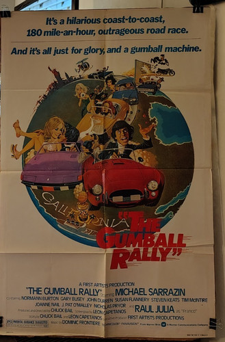 The gumball rally one sheet - rally,