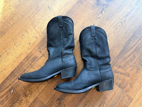 Abilene black cowhide leather - abilene,