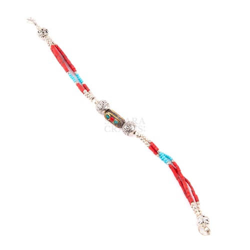 Tibetan bracelet red - bracelet,,