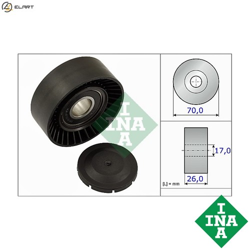 Tensioner pulley vribbed belt - vribbed,