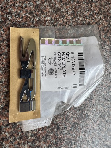 New genuine vauxhall - new,