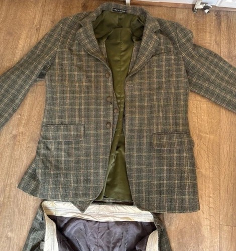 Men tweed shooting jacket - jacket, &