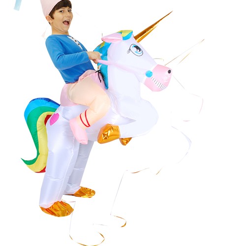 Inflatable unicorn costume - inflatable,
