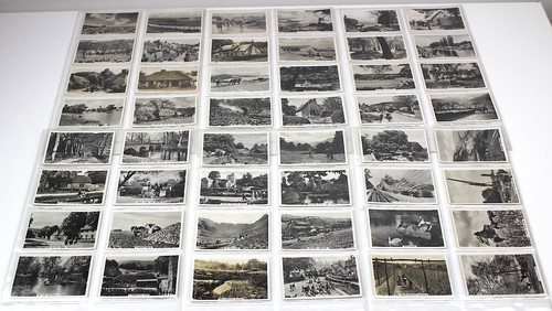 Senior service cigarette cards - cigarette,