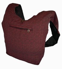 New Fair Trade Printed Cotton Monk Shoulder Bag - Sadhu Hippy Hippie Nepal