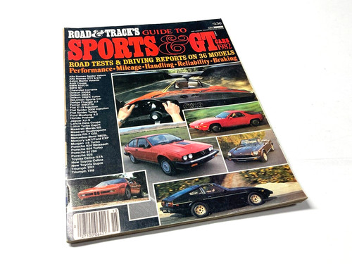 1982 road track sports - road, &