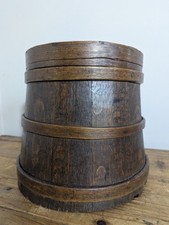 Antique Staved Oak & Ash Bound