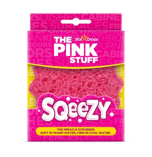The pink stuff sqeezy scrubber - pink,