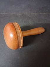 VINTAGE WOODEN NEEDLEWORK DARNING MUSHROOM TREEN