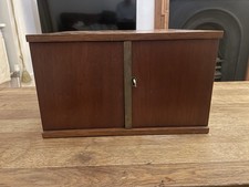 Peter Nichols mahogany coin cabinet for up to 350 Coins