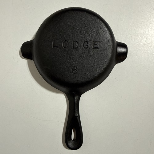 Lodge cast iron ashtray 6 - cast,