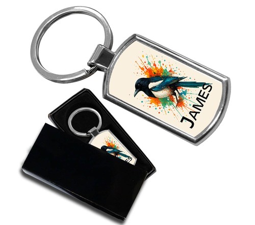Personalised magpie bird - magpie,