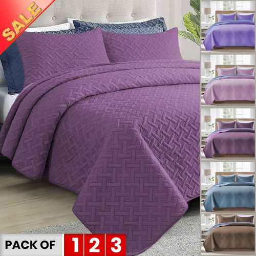 Luxury quilted bedspreads - quilted,