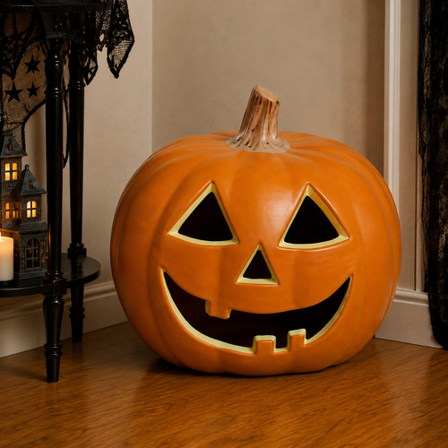 Light pumpkin halloween - light,
