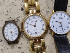 Lot Vintage Swiss Watch Quartz