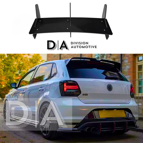 Black rear valance - black, diffuser