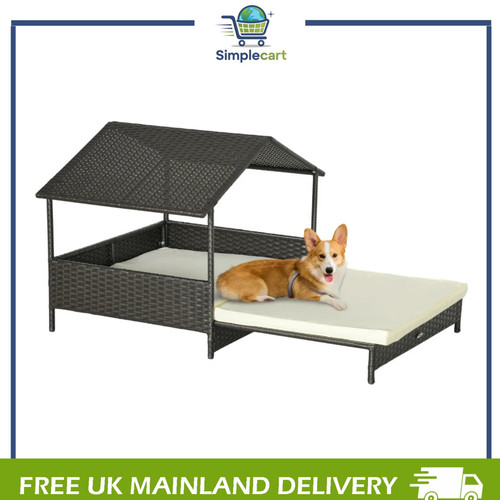 Rattan dog house - rattan,