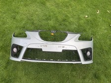 2005 to 2009 SEAT LEON MK2 FRONT BUMPER WITH FOG LIGHTS AND GRILL / SILVER LS7Y