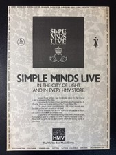SIMPLE MINDS - LIVE IN THE