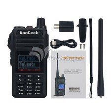 HamGeek DP4600 10W 199CH VHF UHF Radio Walkie Talkie Transceiver LED Flashlight 
