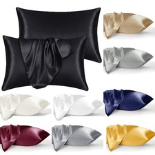 Satin Silk Pillow Cases For