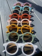 Kids Sunglasses Boho Retro Glasses Girl Boy Baby Children Toddler Sunglasses 