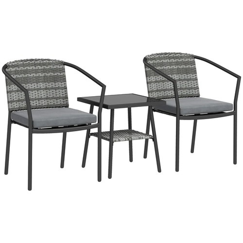 Pcs rattan bistro set with - bistro,