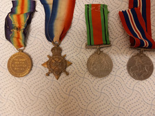british war medals original. 1st and 2nd world wars.
