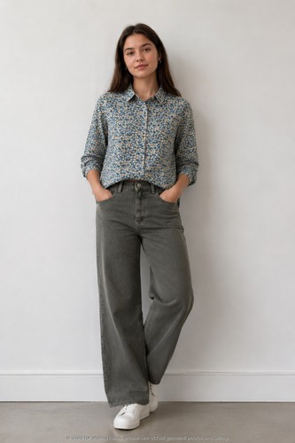 Olive clothing high rise jeans - high,