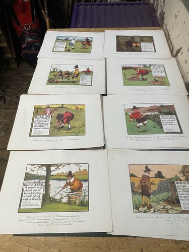 Golf prints x17 original - golf,
