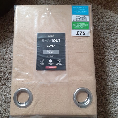 Dunelm luna black out curtains - dunelm,
