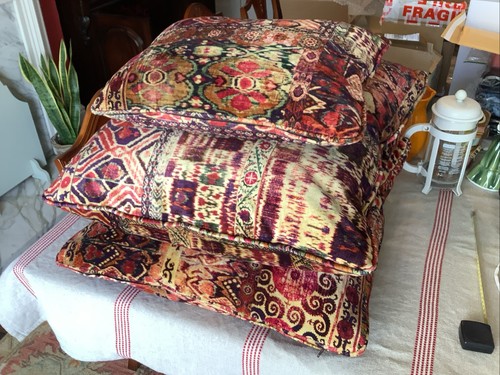 Tetrad velvet cushions - velvet,