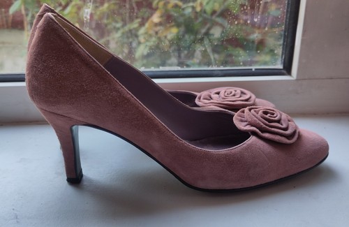 Vintage capollini suede heels - vintage,