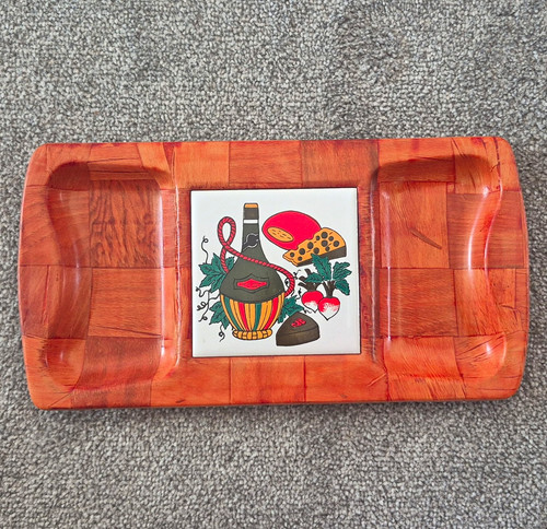 Wood compartment serving - wood,