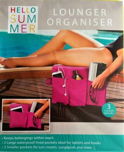 New sun lounger organiser - lounger,