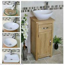 Solid Oak Bathroom Cabinet |