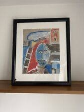 Ronnie Kray painting artwork In Framed All Signed , Stamped On Back