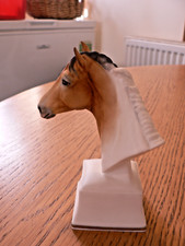 A STUNNING ROYAL WORCESTER  COLOURED EQUINE STUDIES  "AETHON" FIGURE. FREEPOST