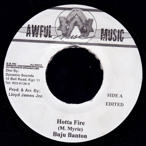 Buju banton hotta fire - fire, (7")