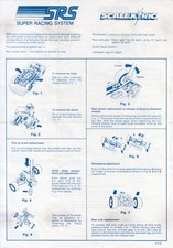 Scalextric 1987 Service Sheet