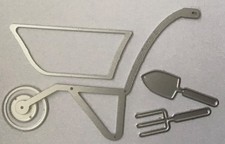 Wheel Barrow and Tiny Garden