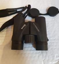 COMPACT VIKING VISTRON 8X25 FIELD BINOCULARS SUPERB OPTICS ARMOURED & WATERPROOF