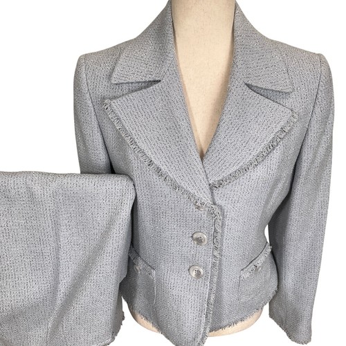 Tahari skirt suit - skirt, ice